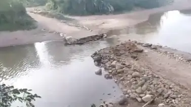 Destruyen puente ilegal utilizado para contrabando en zona fronteriza con Colombia Destruyen puente ilegal utilizado para contrabando en zona fronteriza con Colombia