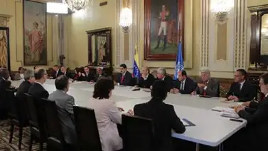 Maduro sostiene encuentro con representantes de la ONU en Miraflores Maduro sostiene encuentro con representantes de la ONU en Miraflores