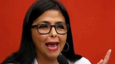 Delcy Rodríguez llama a Miraflores "a defender la paz"