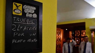 El trueque se impone como foma de pago
