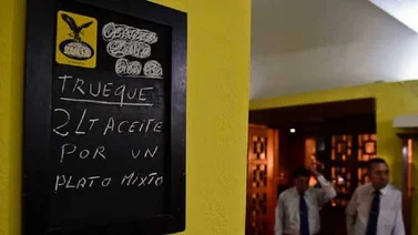 El trueque se impone como foma de pago
