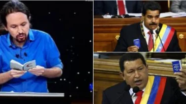 Españoles comparan a Pablo Iglesias con Chávez y Maduro tras el debate electoral