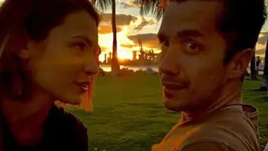 Laura Chimaras le da un poquito más a su nuevo novio Laura Chimaras le da un poquito más a su nuevo novio