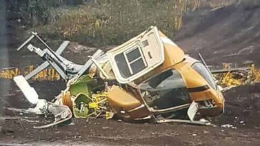 Helicóptero con seis personas a bordo se precipitó en Canaima