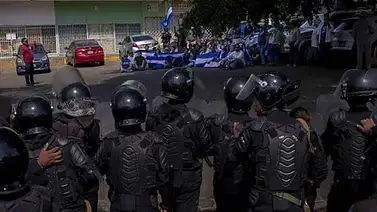 Reportan 35 detenidos en protesta en Nicaragua Reportan 35 detenidos en protesta en Nicaragua