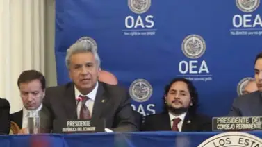 Lenín Moreno: La OEA no comete "injerencia" cuando actúa con Venezuela Lenín Moreno: La OEA no comete "injerencia" cuando actúa con Venezuela