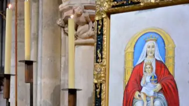 La Virgen de Coromoto de Notre Dame está a salvo luego del incendio La Virgen de Coromoto de Notre Dame está a salvo luego del incendio
