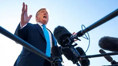 Trump indicó que la investigación de la trama rusa fue un "intento de golpe" Trump indicó que la investigación de la trama rusa fue un "intento de golpe"