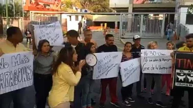 Diputados de PJ iniciaron protesta en instalación de Corpoelec por apagón general