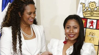 Yalitza Aparicio, estrella de "Roma" recibe la llave de Panamá