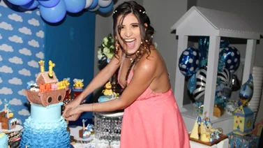 Katha Aguirre y su baby shower "doble" (+Foto y video)