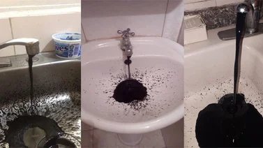 "Parece petróleo": Vecinos de San Diego en Carabobo denuncian mal estado del agua (+Video)