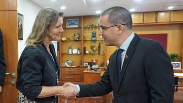 Arreaza recibió al equipo técnico de la Alta Comisionada de los DDHH de la ONU