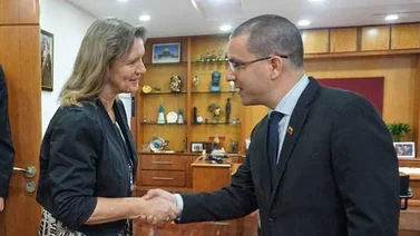 Arreaza recibió al equipo técnico de la Alta Comisionada de los DDHH de la ONU