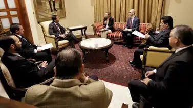 Guaidó aborda la transición democrática en Venezuela con representantes de la UE Guaidó aborda la transición democrática en Venezuela con representantes de la UE