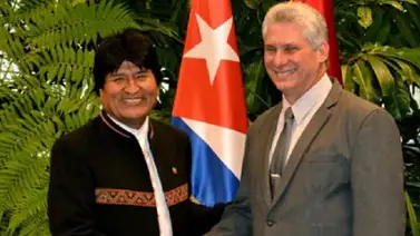 Evo Morales se reúne en La Habana con Díaz-Canel en escala hacia EEUU Evo Morales se reúne en La Habana con Díaz-Canel en escala hacia EEUU