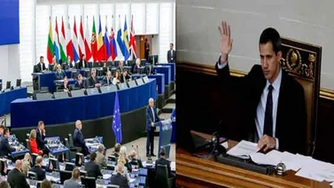 El PE es la primera institución de la UE en reconocer a Guaidó como presidente