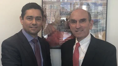 Carlos Vecchio sostuvo un encuentro con el encargado especial de EEUU, Elliot Abrams