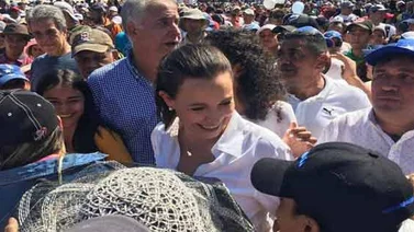 María Corina Machado: Hoy comienza una lucha y es para que Maduro salga del poder
