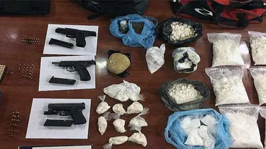 Autoridades detienen a seis personas en Uruguay e incautan drogas y armas