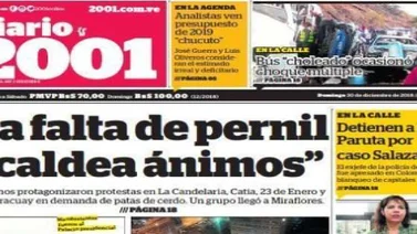 Diario 2001 vuelve este 07 de enero con una entrevista al nuevo primer vicepresidente de la AN