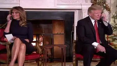 Trump responde llamadas de niños que buscan a Santa Claus Trump responde llamadas de niños que buscan a Santa Claus