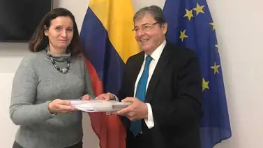Canciller colombiano pide a la UE "tratamiento global" de crisis venezolana Canciller colombiano pide a la UE "tratamiento global" de crisis venezolana