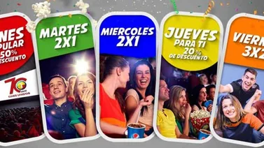 Las nuevas promociones de boletos y combos de Cines Unidos
