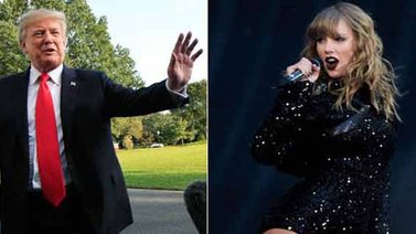 Trump dice que le gusta menos la música de Swift
