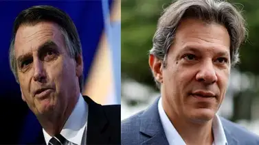 Bolsonaro 46,26% y Haddad 28,95% se enfrentarán en una segunda vuelta electoral Bolsonaro 46,26% y Haddad 28,95% se enfrentarán en una segunda vuelta electoral