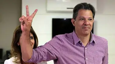 El candidato Fernando Haddad votó con la confianza de que habrá una segunda vuelta en Brasil El candidato Fernando Haddad votó con la confianza de que habrá una segunda vuelta en Brasil