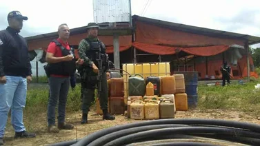 Desmantelan depósito clandestino de combustible en Táchira