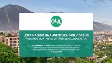 OLX se va de Venezuela y cierra su plataforma en el país OLX se va de Venezuela y cierra su plataforma en el país