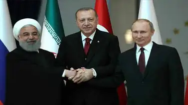 Irán, Rusia y Turquía se reúnen con la ONU sobre Siria Irán, Rusia y Turquía se reúnen con la ONU sobre Siria