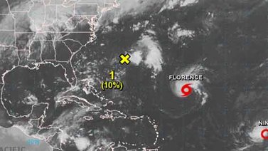 Florence podría ser huracán, se dirige al este de EEUU