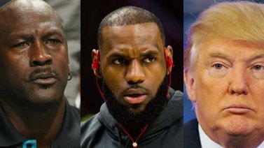Michael Jordan apoya a LeBron James ante ofensiva de Trump