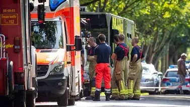 9 heridos en ataque en bus en Alemania 9 heridos en ataque en bus en Alemania