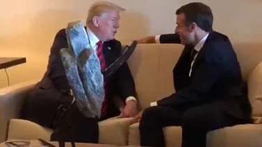 Macron y Trump se reúnen en el marco de la Cumbre del G7