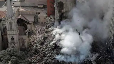 Edificio de Sao Paulo colapsó tras incendio (+Fotos) Edificio de Sao Paulo colapsó tras incendio (+Fotos)