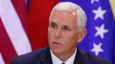 Mike Pence prometió apoyo a opositores de Venezuela y Cuba en su visita a Lima Mike Pence prometió apoyo a opositores de Venezuela y Cuba en su visita a Lima