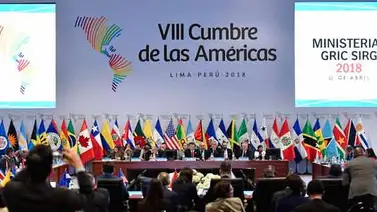 Vizcarra y Almagro inauguran la VIII Cumbre de las Américas Vizcarra y Almagro inauguran la VIII Cumbre de las Américas