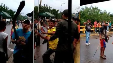 Indígenas venezolanos atacan policías colombianos que evitaban contrabando Indígenas venezolanos atacan policías colombianos que evitaban contrabando