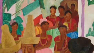 "Los rivales" de Diego Rivera por 1ra vez a subasta "Los rivales" de Diego Rivera por 1ra vez a subasta