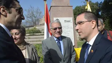 Arreaza se reunió con secretario general de la Liga Árabe en Egipto Arreaza se reunió con secretario general de la Liga Árabe en Egipto