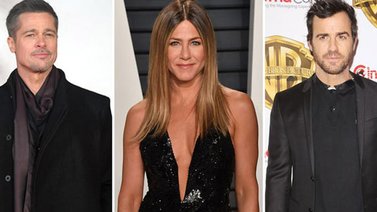Justin Theroux cachó a Jennifer Aniston en un chat romántico con Brad Pitt