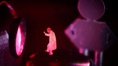 Manipulación de motas de polvo permite recrear hologramas en 3D