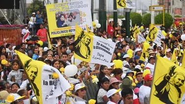 El papa Francisco inicia su visita a Perú con un recibimiento apoteósico