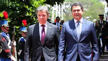 Presidente de Honduras agradeció a Juan Manuel Santos por "felicitación" tras triunfo electoral Presidente de Honduras agradeció a Juan Manuel Santos por "felicitación" tras triunfo electoral