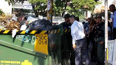 Encuentran feto dentro de contenedor de basura