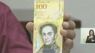 Gobierno anuncia entrada en vigencia de nuevo billete de 100 mil bolívares (+Video)